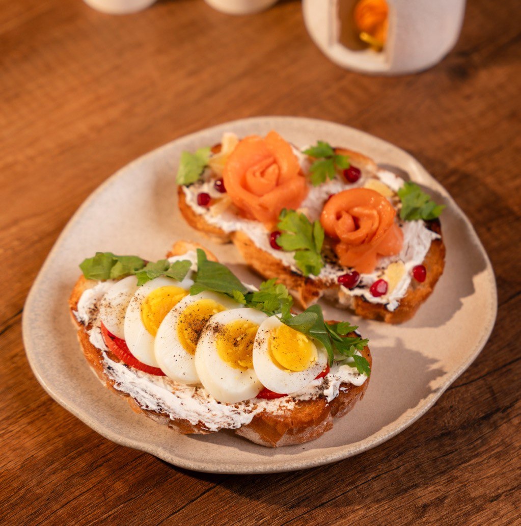 Smoked Salmon & Egg Gourmet Toast
